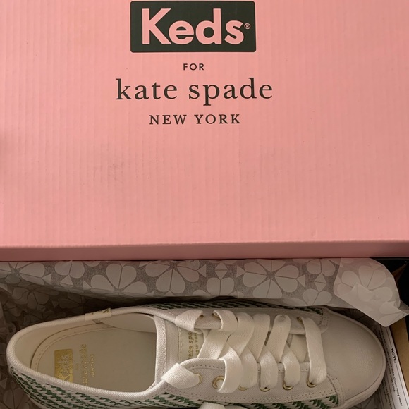 kate spade pink and green keds